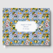 アマルフィコーストレモンブルー地中海のタイルイタリア ゲストブック (正面)