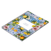 アマルフィコーストレモンブーケタイルイタリア ノートブック (左側)