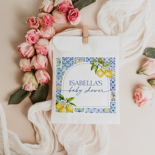 アマルフィコーストレモンベビー地中海のシャワー フェイバーバッグ