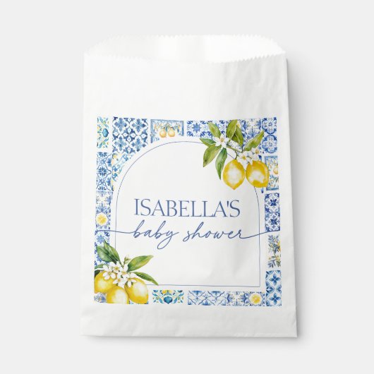 アマルフィコーストレモンベビー地中海のシャワー フェイバーバッグ (正面)