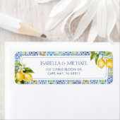 アマルフィコーストレモン差出人住所ラベル ラベル (インサイチュ)