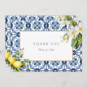 アマルフィコーストレ地中海のモンサンキューカード サンキューカード (正面/裏面)