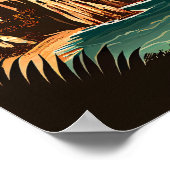 アマルフィコーストヴィンテージ ポスター (角)