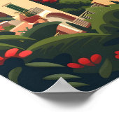 アマルフィコーストヴィンテージ ポスター (角)