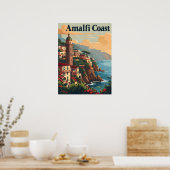 アマルフィコーストヴィンテージ ポスター (キッチン)