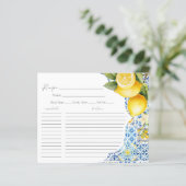 アマルフィコースト共有アレシピカードブライダルシャワー (スタンド正面)