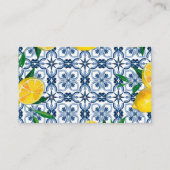 アマルフィコースト地中海のレモンタイル詳細 エンクロージャーカード (裏面)