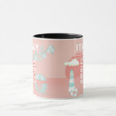 アマルフィコースト、トラベルアート、パステル マグカップ (中央)