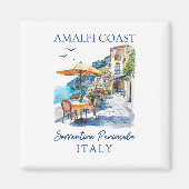 アマルフィコースト – ポジターノイタリア旅行 マグネット (正面)