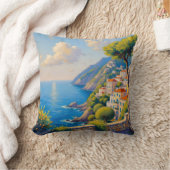 アマルフィサンライズアートピロー クッション (ブランケット)