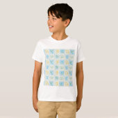 アマルフィスタイルの装飾的なシームレスパターン Tシャツ (正面フル)