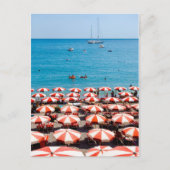 アマルフィタン・コーストの傘 ポストカード (正面)