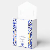 アマルフィビエトリブルータイル結婚式の引き出物 フェイバーボックス (オープン)