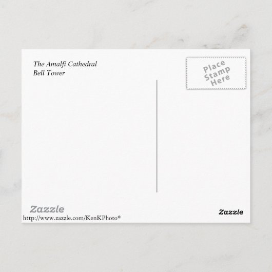 アマルフィベルタワー ポストカード (裏面)