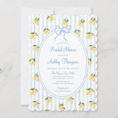 アマルフィレモンアンドボウブライダルシャワー 招待状 (正面)