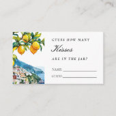 アマルフィレモンハウズキスブライダルシャワー エンクロージャーカード (正面)