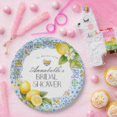 アマルフィーコースト イタリアン ブライダルシャワー テーブル デコ ペーパープレート (パーティー)