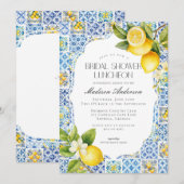 アマルフィーコースト イタリアン ブライダルシャワー ランチョン招待状 招待状 (正面/裏面)