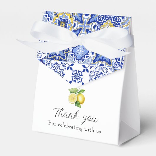 アマルフィーコースト イタリアン ベイビー シャワー フェイバーボックス (正面サイド)