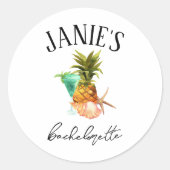 アマルフィーコースト ブライズゲートパーティー | ビーチ バッカラージュパーティー ラウンドシール (正面)