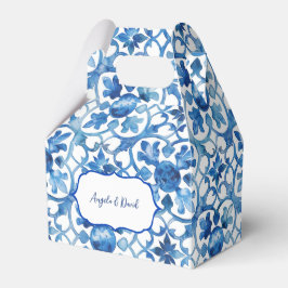 アマルフィーコースト ブルー ホワイト タイル イタリア フェイバーボックス