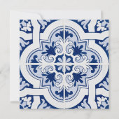 アマルフィーコースト レモン タイル イタリア オーダーメイド セーブザデート (裏面)