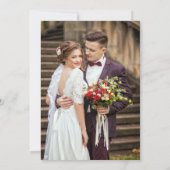 アマルフィーコースト 青いタイル イタリア 個人写真 招待状 (裏面)