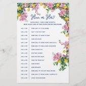 アマルフィー海岸 ピンクのレモン どっちゲーム チラシ (正面)