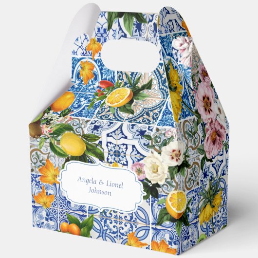 アマルフィー海岸 レモン タイル イタリア フェイバーボックス (正面)