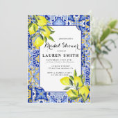 アマルフィ地中海のコーストレモンブライダルシャワー 招待状 (スタンド正面)