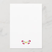 アマルフィ地中海のフローラ結婚の詳細 エンクロージャーカード (裏面)