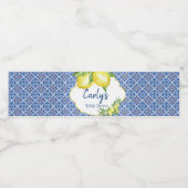 アマルフィ水彩色レモンシャワー ペットボトルラベル (シングルラベル)