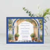 アマルフィ海岸のアーチウェイ メディテラニアン眺望 招待状 (スタンド正面)