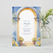 アマルフィ海岸のアーチウェイ、地中海の眺め 招待状 (スタンド正面)