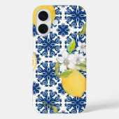 アマルフィ海岸のタイル柄iPhoneケース Case-Mate iPhoneケース (裏面)