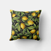 アマルフィ海岸のレモンエレガントズ クッション (裏面)