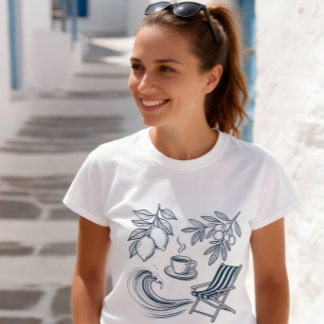 アマルフィ海岸の夏Tシャツ Tシャツ