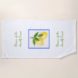 アマルフィ海岸の夢 ビーチタオル