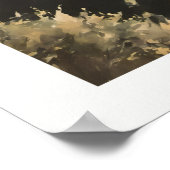 アマルフィ海岸の村の風景ポスター ポスター (角)