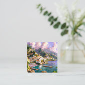 アマルフィ海岸は最も美しい海岸の一つ スクエア名刺 (スタンド正面)