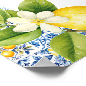 アマルフィ海岸イタリアンの誕生日パーティー歓迎サイン ポスター (角)