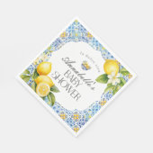 アマルフィ海岸イタリアン赤ちゃんシャワーテーブルデコール スタンダードランチョンナプキン (角)