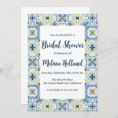 アマルフィ海岸ブライダルシャワー招待状 招待状 (正面/裏面)