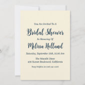 アマルフィ海岸ブライダルシャワー招待状 招待状 (裏面)