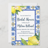 アマルフィ海岸ブライダルシャワー招待状 招待状 (正面)