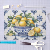 アマルフィ海岸レモンのボウル 薄葉紙 (クラフト)