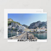 アマルフィ海岸港（アマルフィ海岸） ポストカード (正面/裏面)