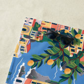 アマルフィ海岸象徴的なヨーロッパの目的地 ビーチタオル (インサイチュ)