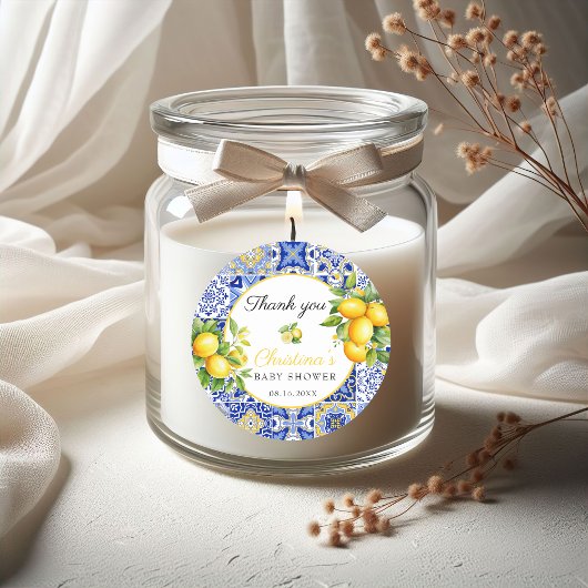 アマルフィ海岸赤イタリアンちゃんシャワーのお願い ラウンドシール