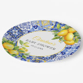 アマルフィ海岸赤イタリアンちゃんシャワー ペーパープレート (アングル)